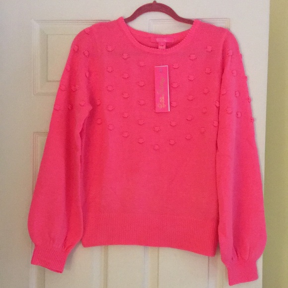 Lilly Pulitzer Sweaters - NWT Lilly Pulitzer Tekla Sweater Coral Sands Large